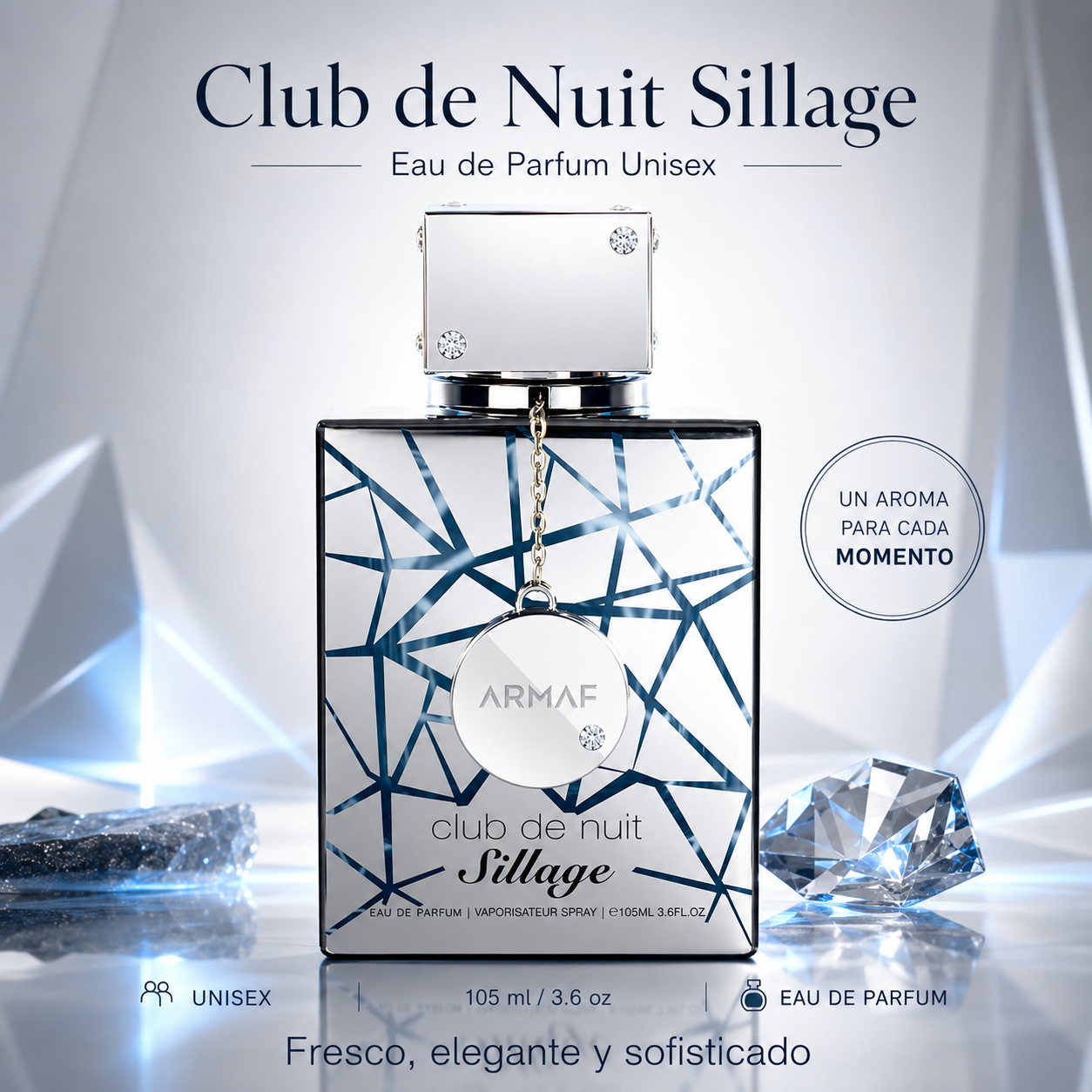 Armaf Club De Nuit Sillage EDP Unisex 105 ml Imagen secundaria del producto